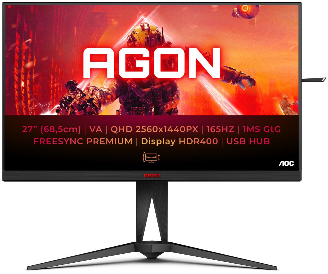 AOC AGON AG275QXN Gaming Monitor 68,5cm (27 Zoll) AOC AGON AG275QXN Gaming Monitor 68,5cm (27 Zoll)